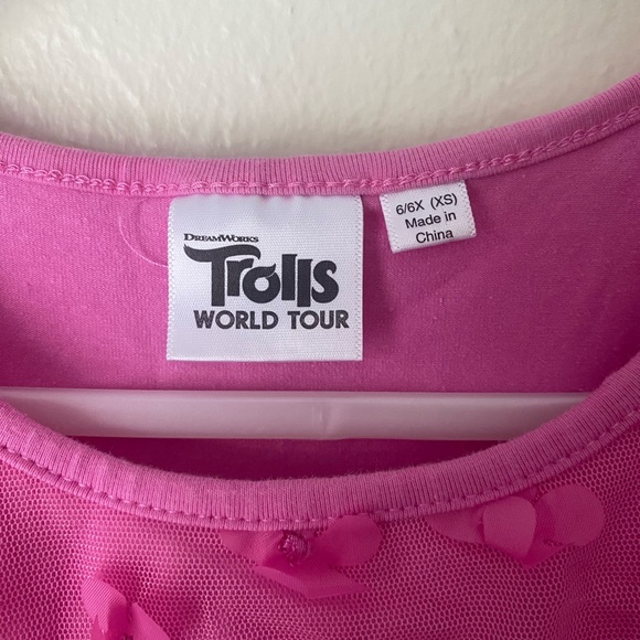 Trolls world tour dress in size 6/6x - Picture 2 of 3